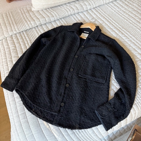 NWOT Abercrombie and Fitch Oversized Fit Twill Blazer - Picture 4 of 4